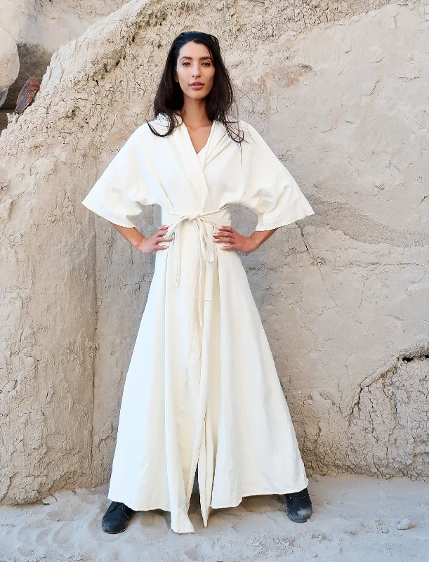 Hooded Kimono Belted Long Jacket V-Neck Jacket Boat Neck Jacket Square Neck Jacket