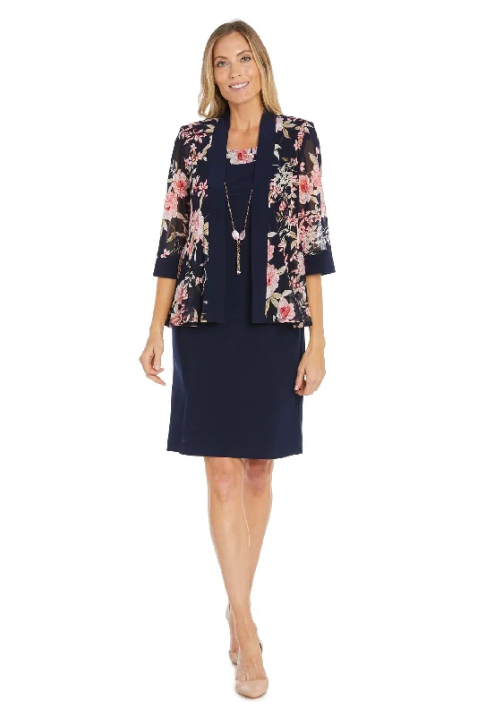 R&M Richards 1759 Short Printed Jacket Mother of the Bride Dress Zippered Front Buttoned Front Snap Front R&M Richards 1759 Short Printed Jacket Mother of the Bride Dress Zippered Front Buttoned Front Snap Front
