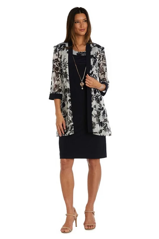 R&M Richards 9616 Mother of the Bride Short Jacket Dress One-Shoulder Jacket Off-the-Shoulder Jacket Asymmetrical Jacket