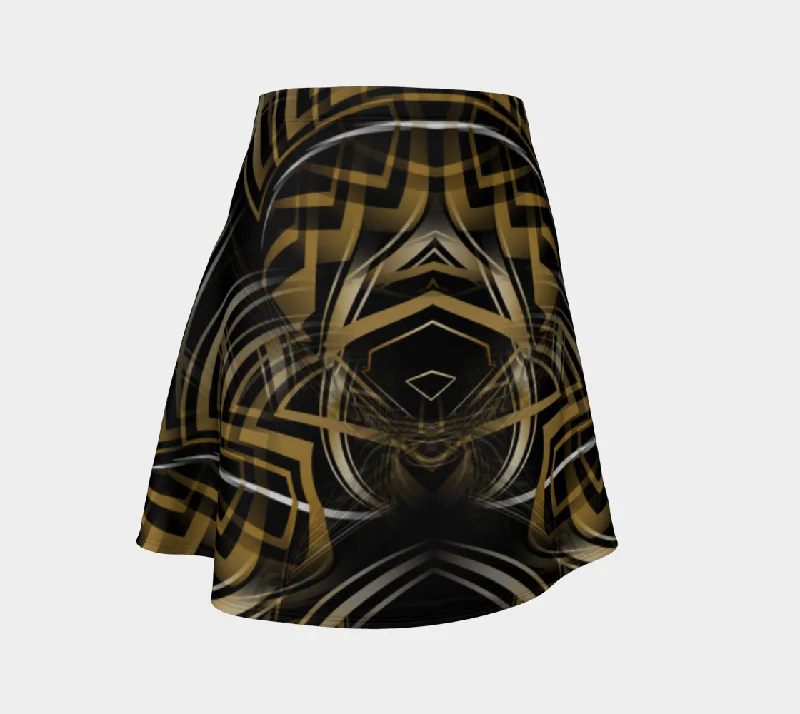 CONTEMPORARY NO.2 FLARE SKIRT wool skirt warm