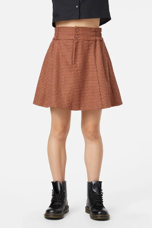 Dodo Houndstooth Skirt corduroy skirt durable