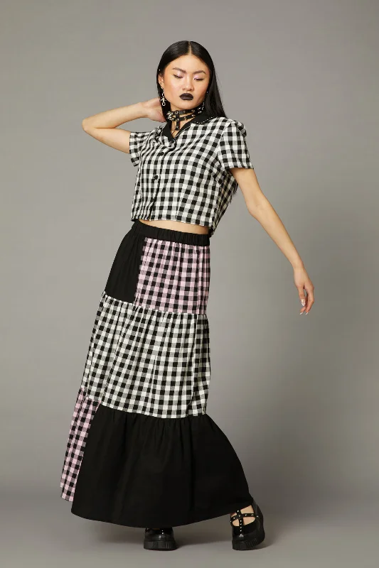 Franken Split Skirt corduroy skirt cozy