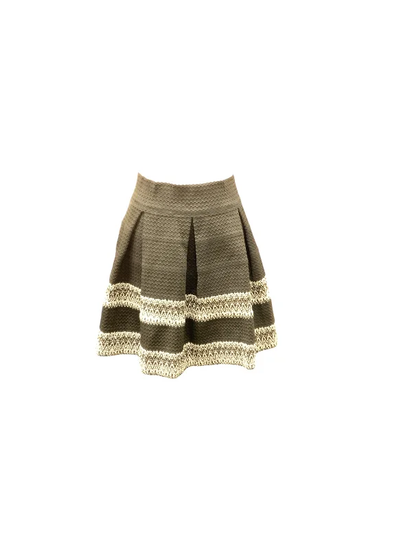Ginger G Women's Skirt Black M pleated skirt texture
