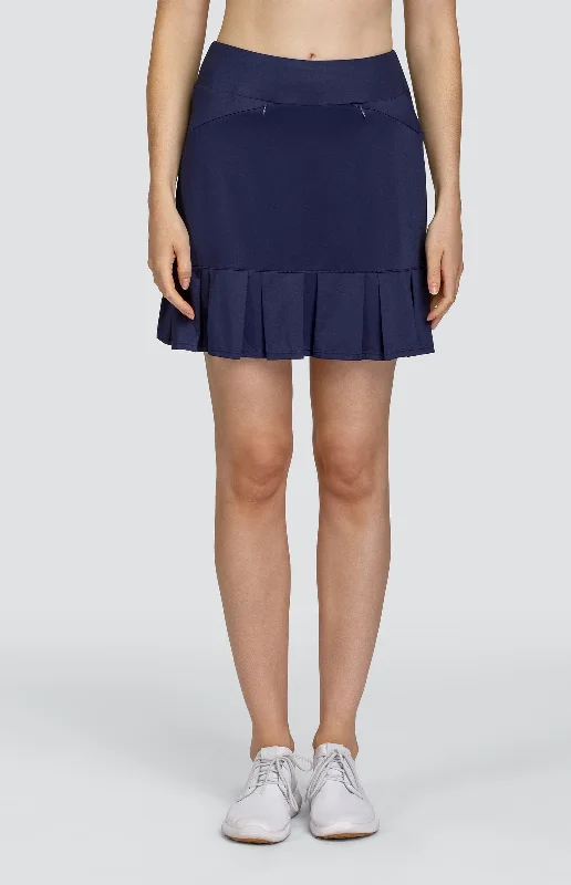 Jenner 18" Skort - Navy Blue pencil skirt chic