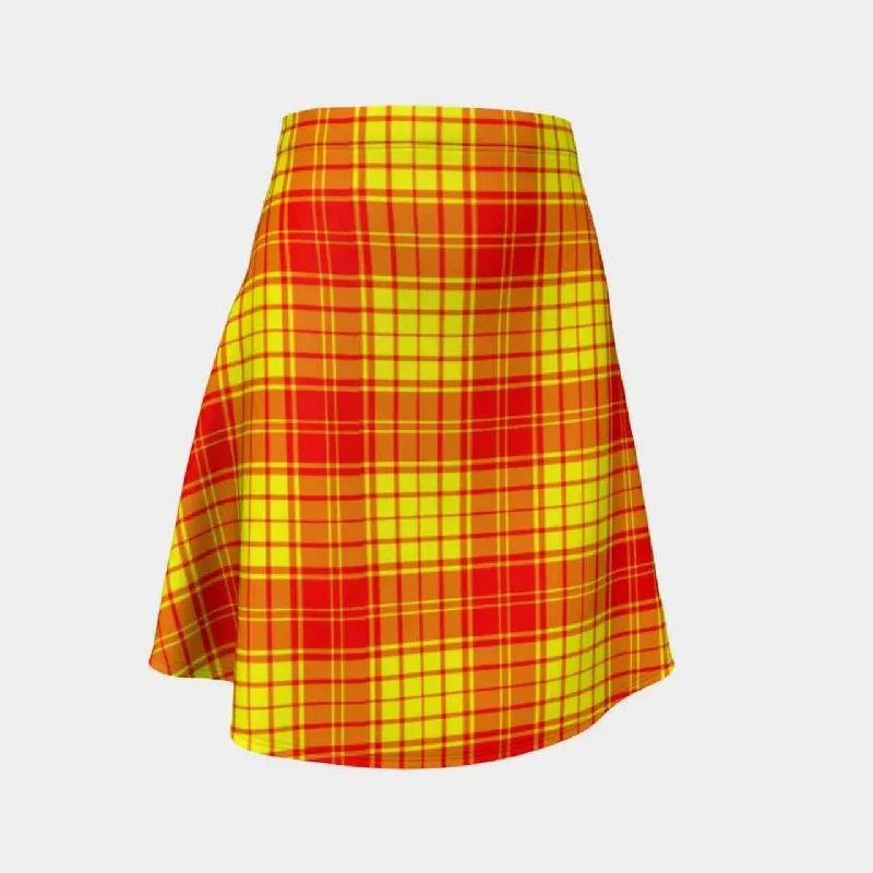 MacMillan Tartan Flared Skirt cashmere skirt soft