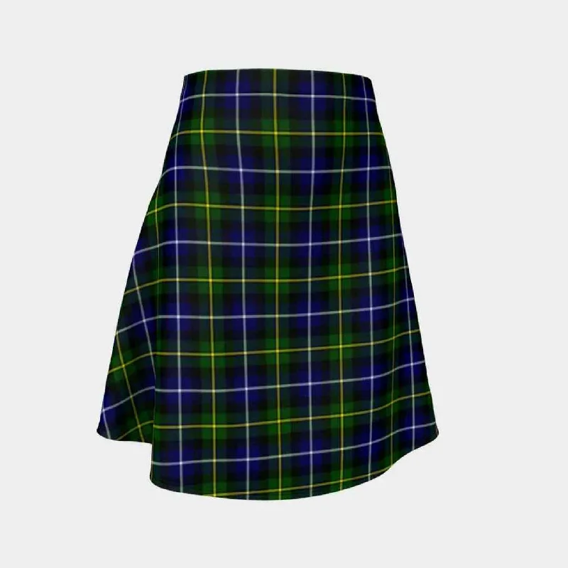 MacNeill of Barra Modern Tartan Flared Skirt chiffon skirt delicate