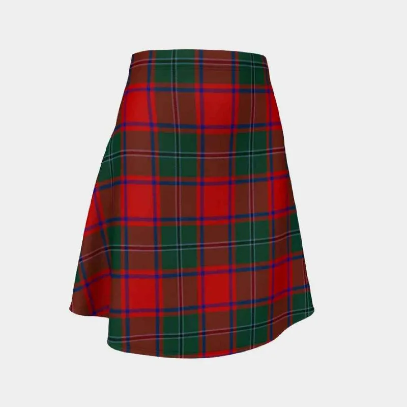 MacPhail Tartan Flared Skirt high waist skirt