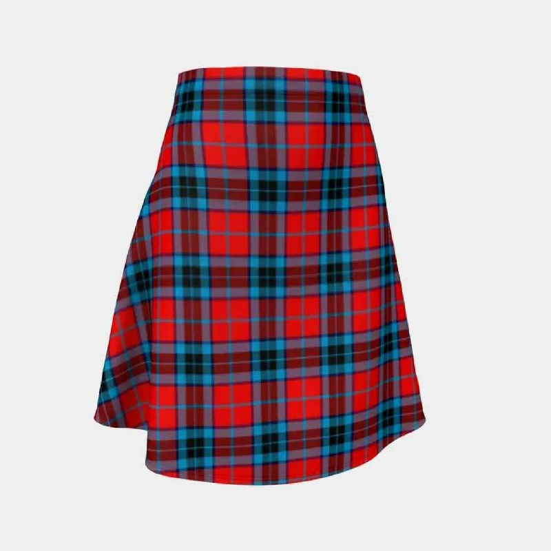 MacTavish Modern Tartan Flared Skirt maxi skirt elegant