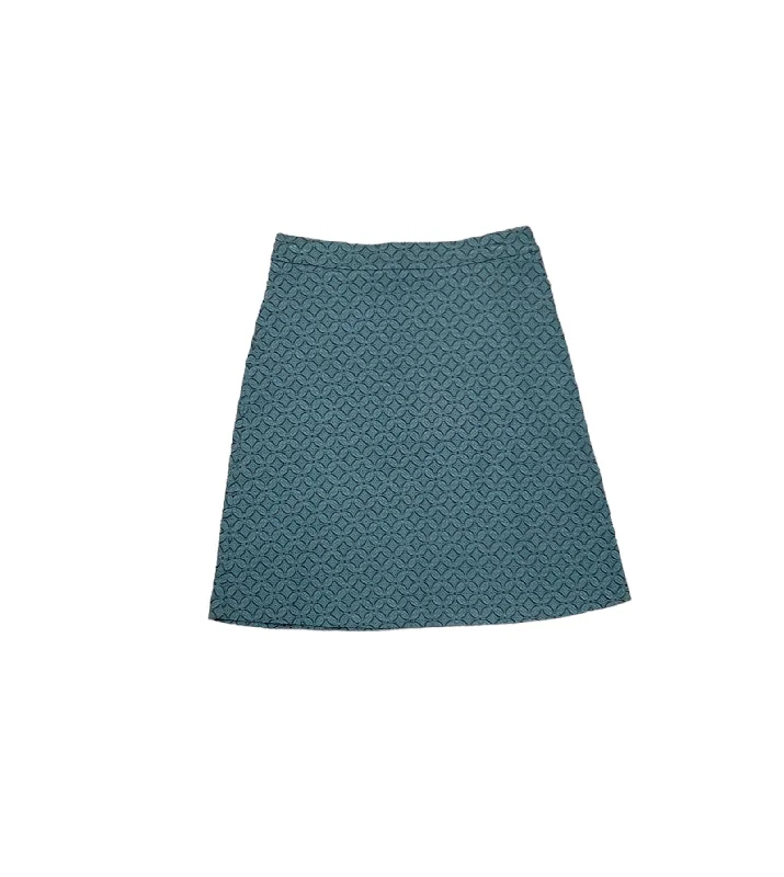 Margaret  M Women's Skirt Teal XS leather skirt sleek