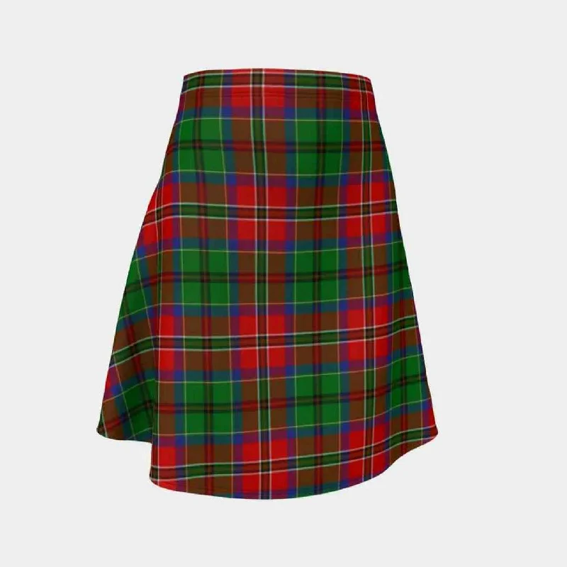 McCulloch Tartan Flared Skirt flowy skirt hem