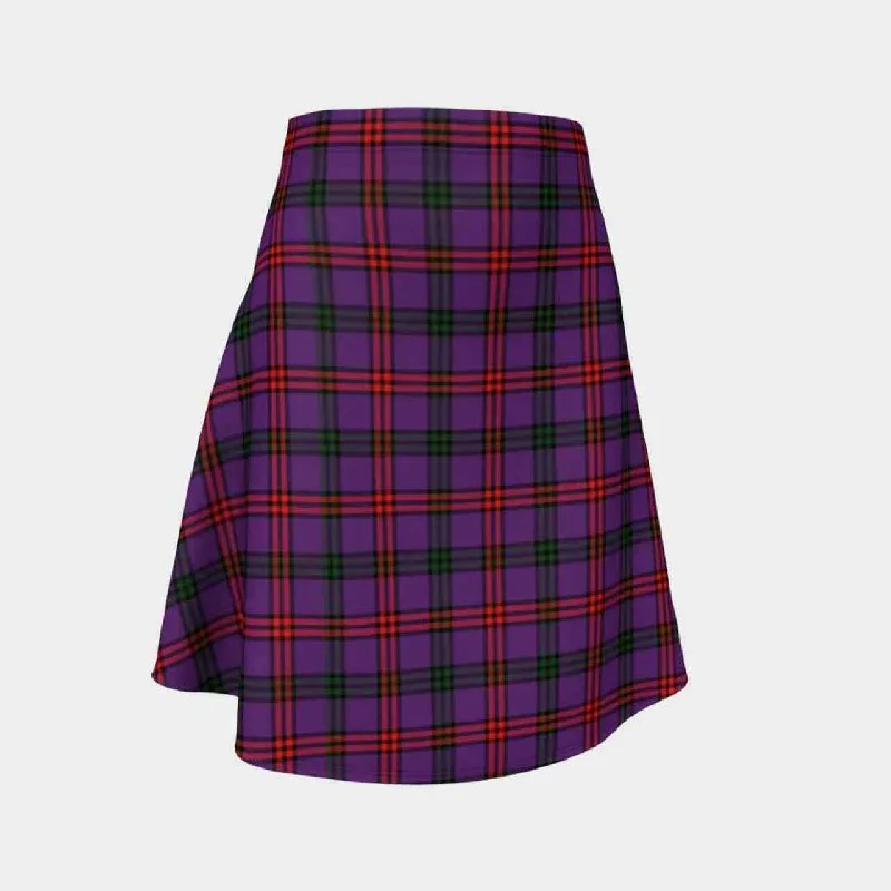 Montgomery Modern Tartan Flared Skirt chiffon skirt floaty