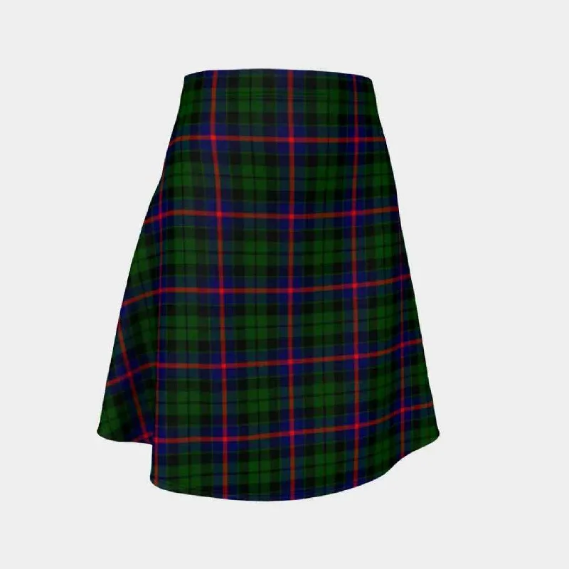 Morrison Modern Tartan Flared Skirt chiffon skirt airy