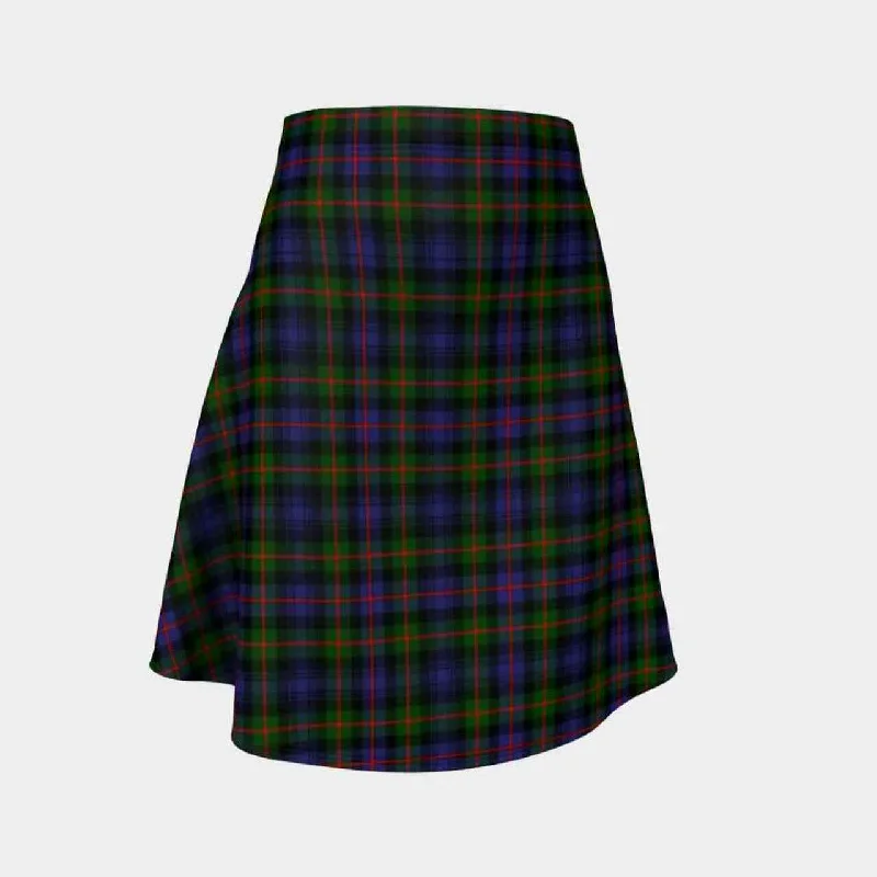 Murray of Atholl Modern Tartan Flared Skirt chiffon skirt airy