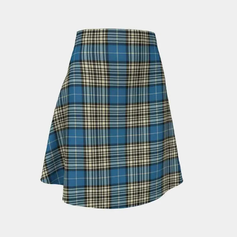 Napier Ancient Tartan Flared Skirt leather skirt durable