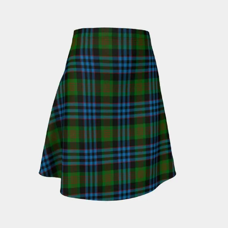 Newlands of Lauriston Tartan Flared Skirt corduroy skirt durable