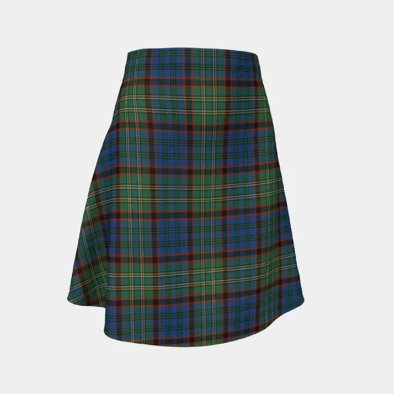 Nicolson Hunting Ancient Tartan Flared Skirt breathable skirt fabric