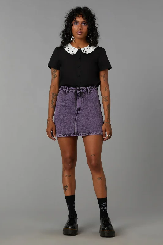 Nightshade Skirt velvet skirt rich