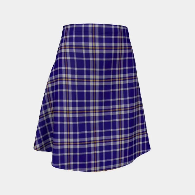 Ochterlony Tartan Flared Skirt spandex blend skirt