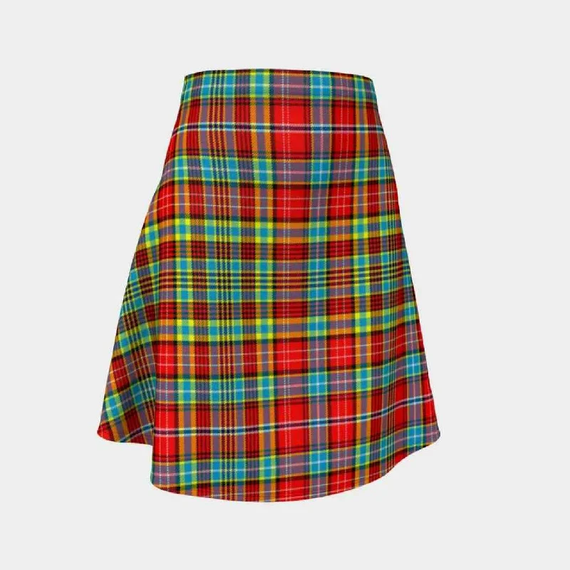 Ogilvie Tartan Flared Skirt athletic skirt fit