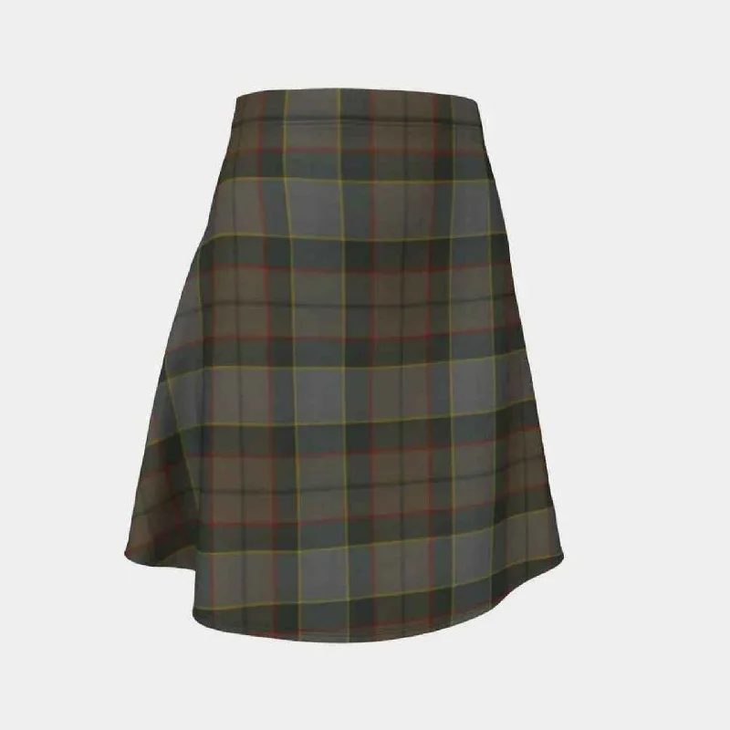 Outlander Fraser Tartan Flared Skirt lace skirt feminine