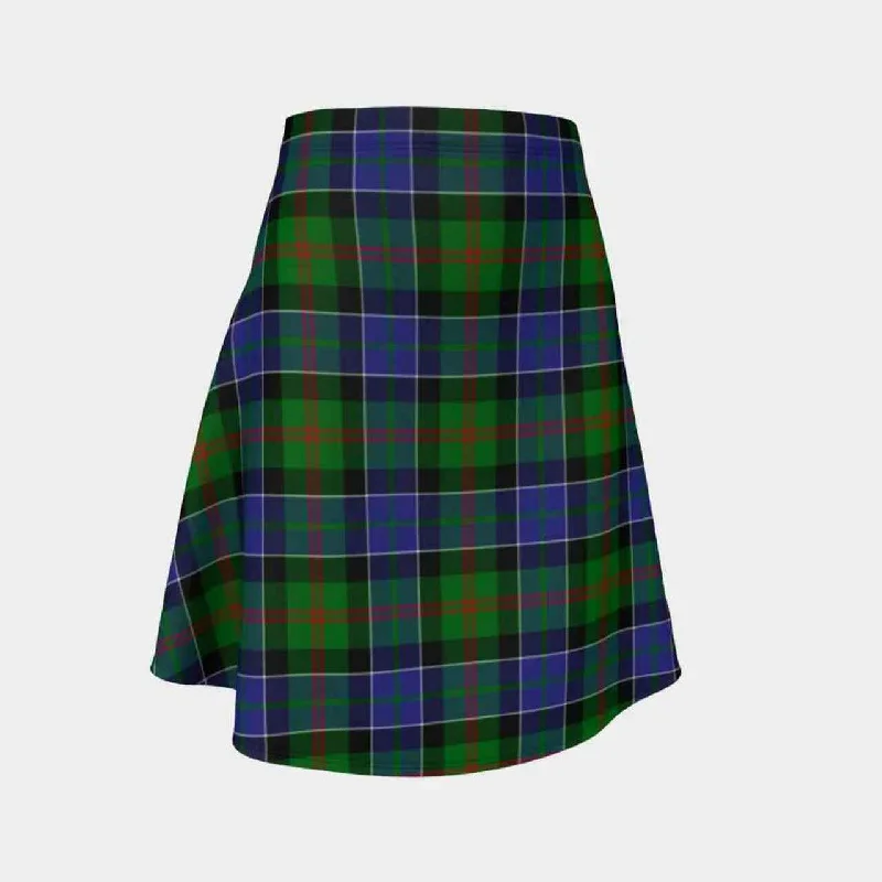 Paterson Tartan Flared Skirt a-line skirt cut