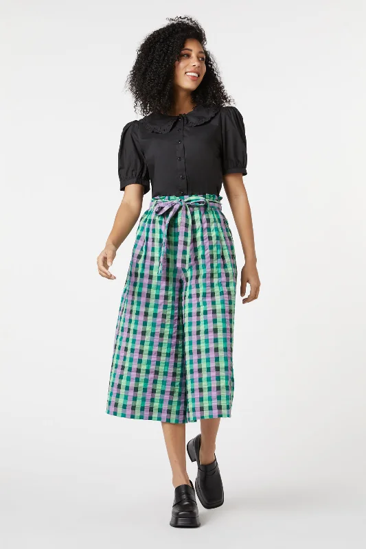 Peppa Check Skort velvet skirt plush