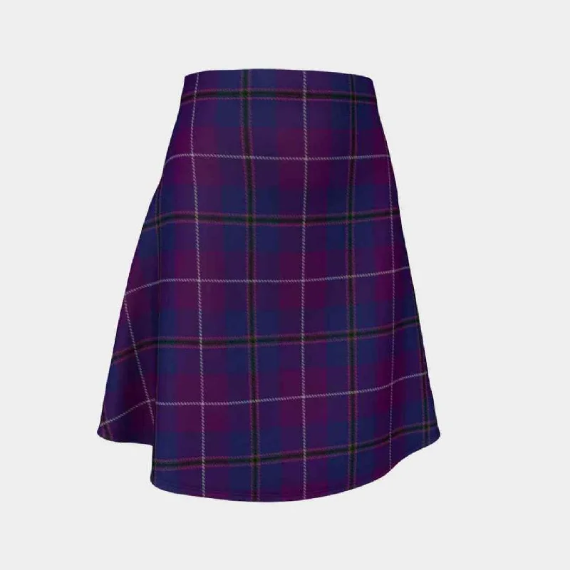 Pride of Glencoe Tartan Flared Skirt flowy skirt hem