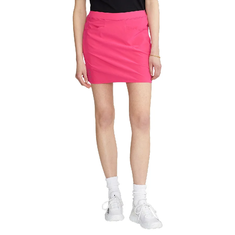 RLX Ralph Lauren Back Pleated 17in Bright Pink Womens Golf Skort seamless skirt comfort