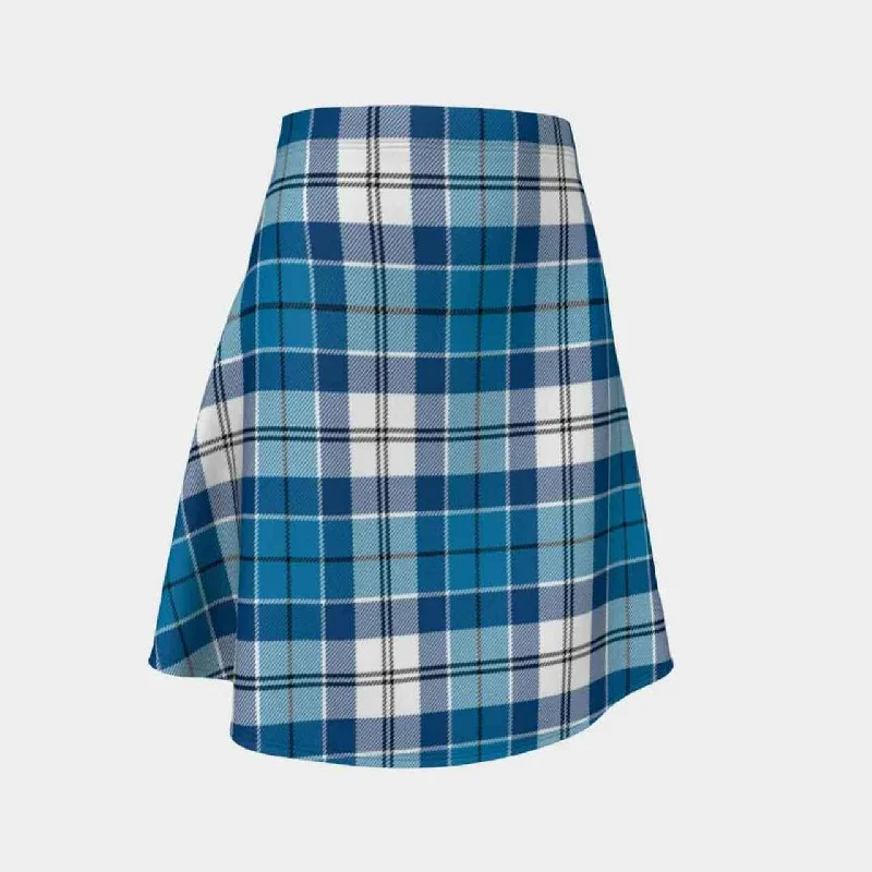 Roberton Tartan Flared Skirt leather skirt refined