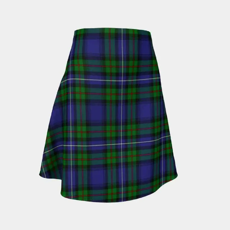 Robertson Hunting Modern Tartan Flared Skirt athletic skirt fit