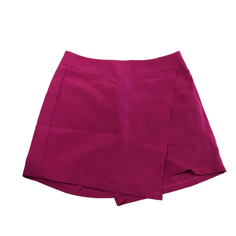 Skort By Cmc In Pink, Size: M wool skirt sturdy